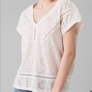 Prana Keelie Eyelet Blouse Size Smalk